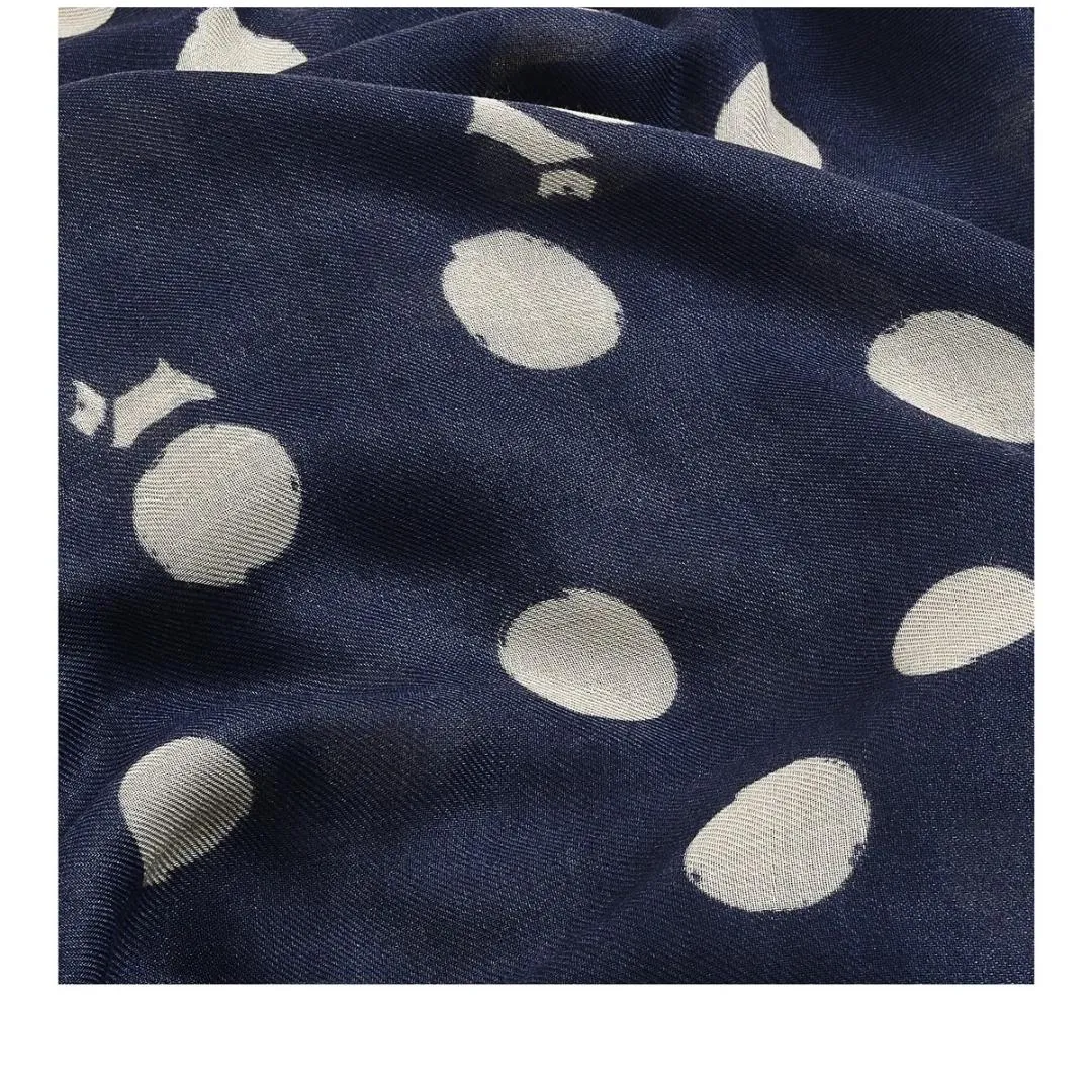 Radley Scatter Spot Scarf - Ink Blue