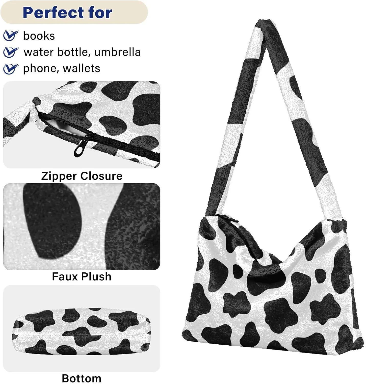 Rainbow Mushroom Stars Womens Handbags Shoulder Bag, Hand Bag for Ladies, Womens Outdoor Bag
