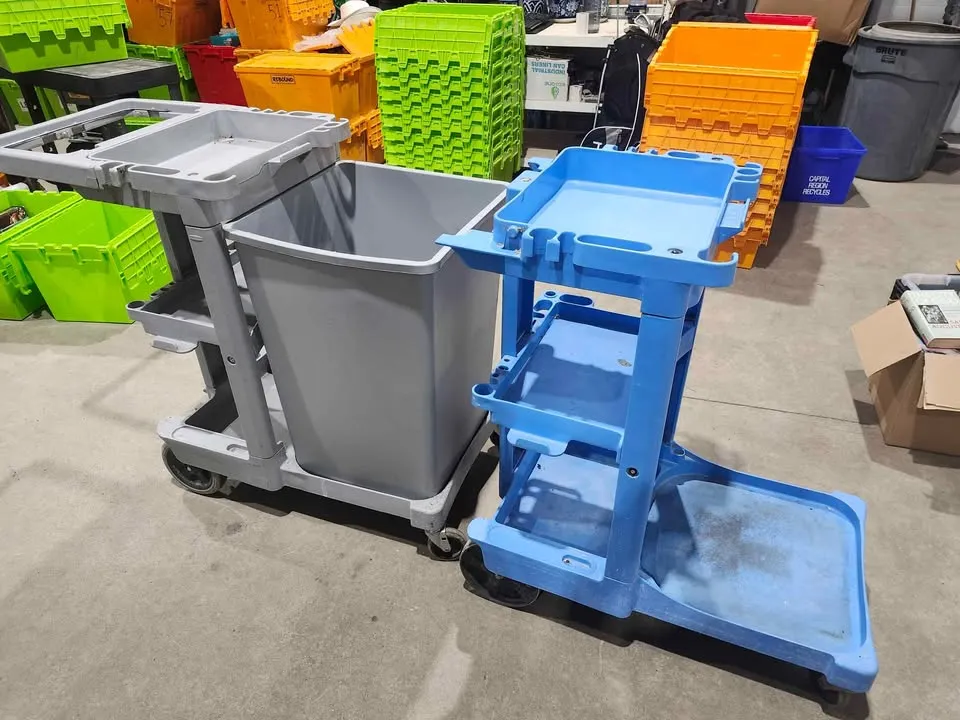 Rubbermaid Cleaning Carts - 2 Available