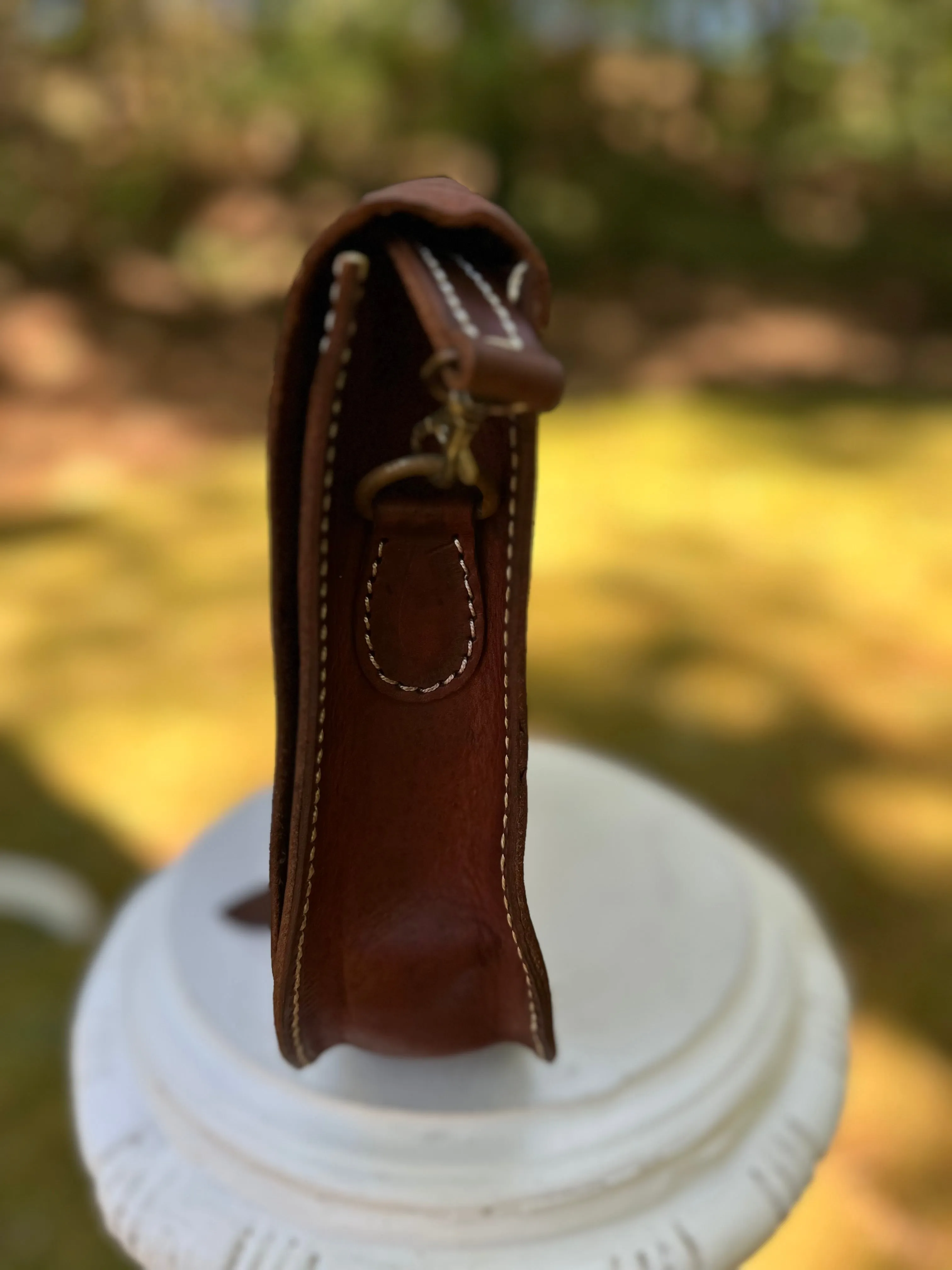 SADDLEBAG ESPRESSO CUERO SUELA