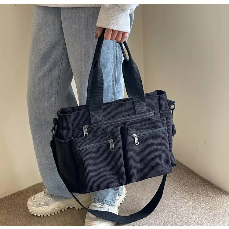 SAIRA | CORDUROY TOTE BAG