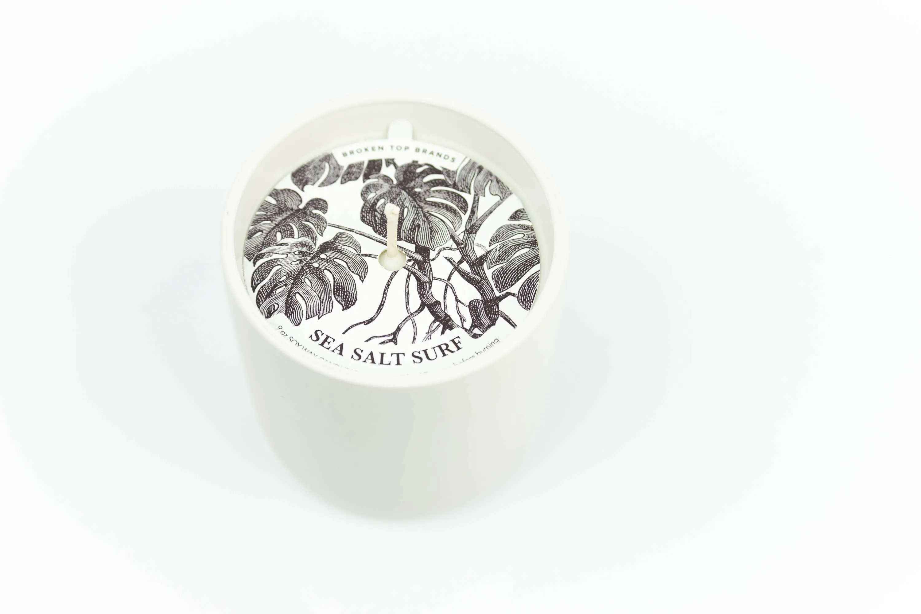 Sea Salt Surf Ceramic Botanical Soy Candles