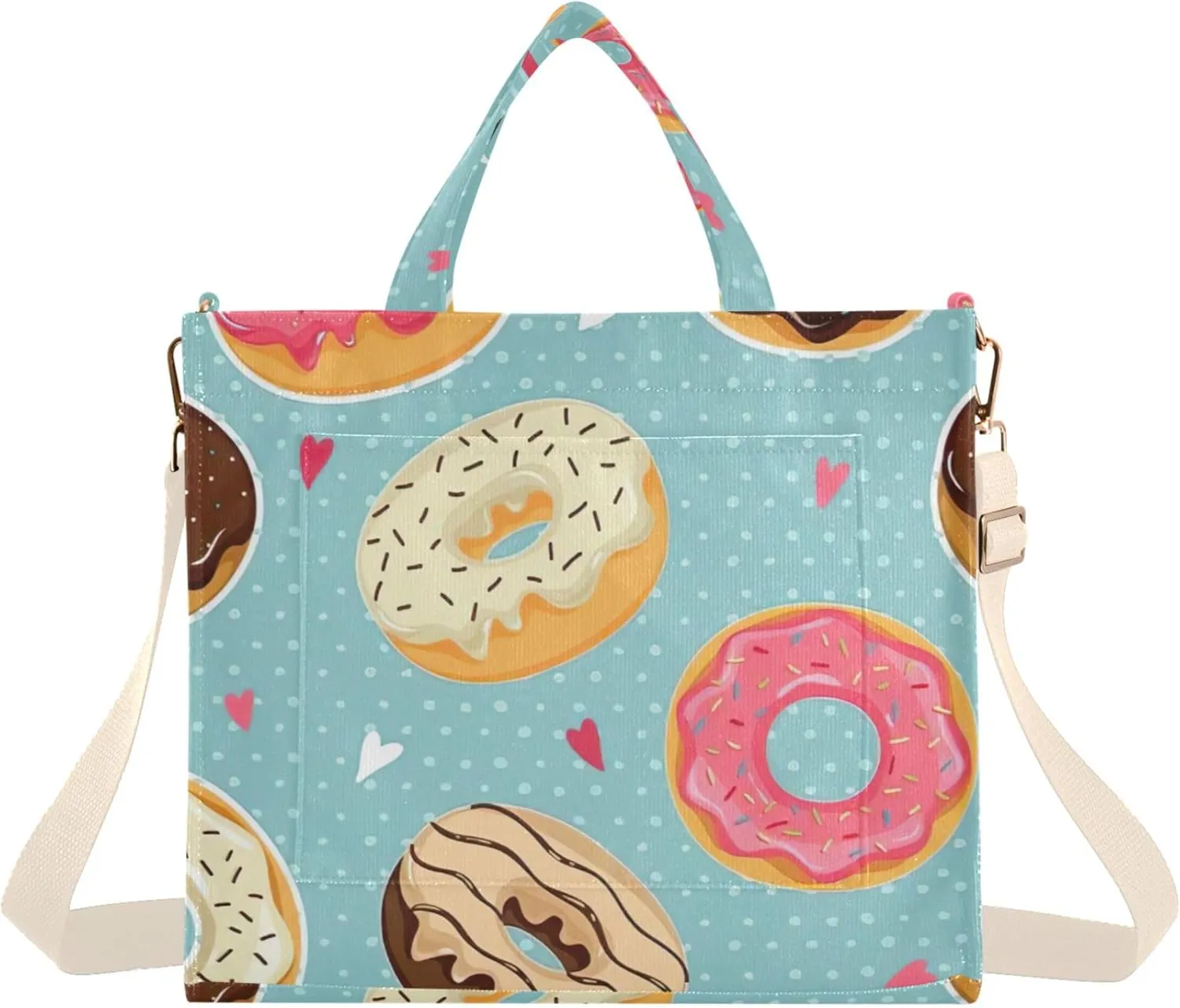 Shepherd Dog Cute Shoulder Tote Women Beach Travel Tote Aesthetic Purses Tote Bag with Pockets