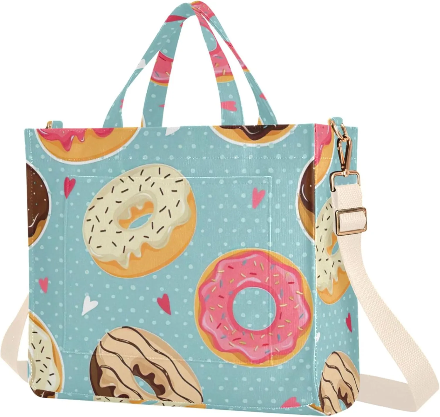 Shepherd Dog Cute Shoulder Tote Women Beach Travel Tote Aesthetic Purses Tote Bag with Pockets