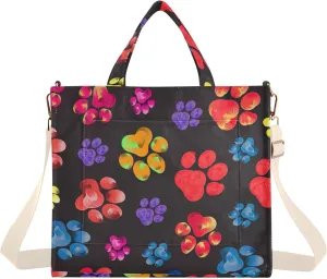 Shepherd Dog Cute Shoulder Tote Women Beach Travel Tote Aesthetic Purses Tote Bag with Pockets