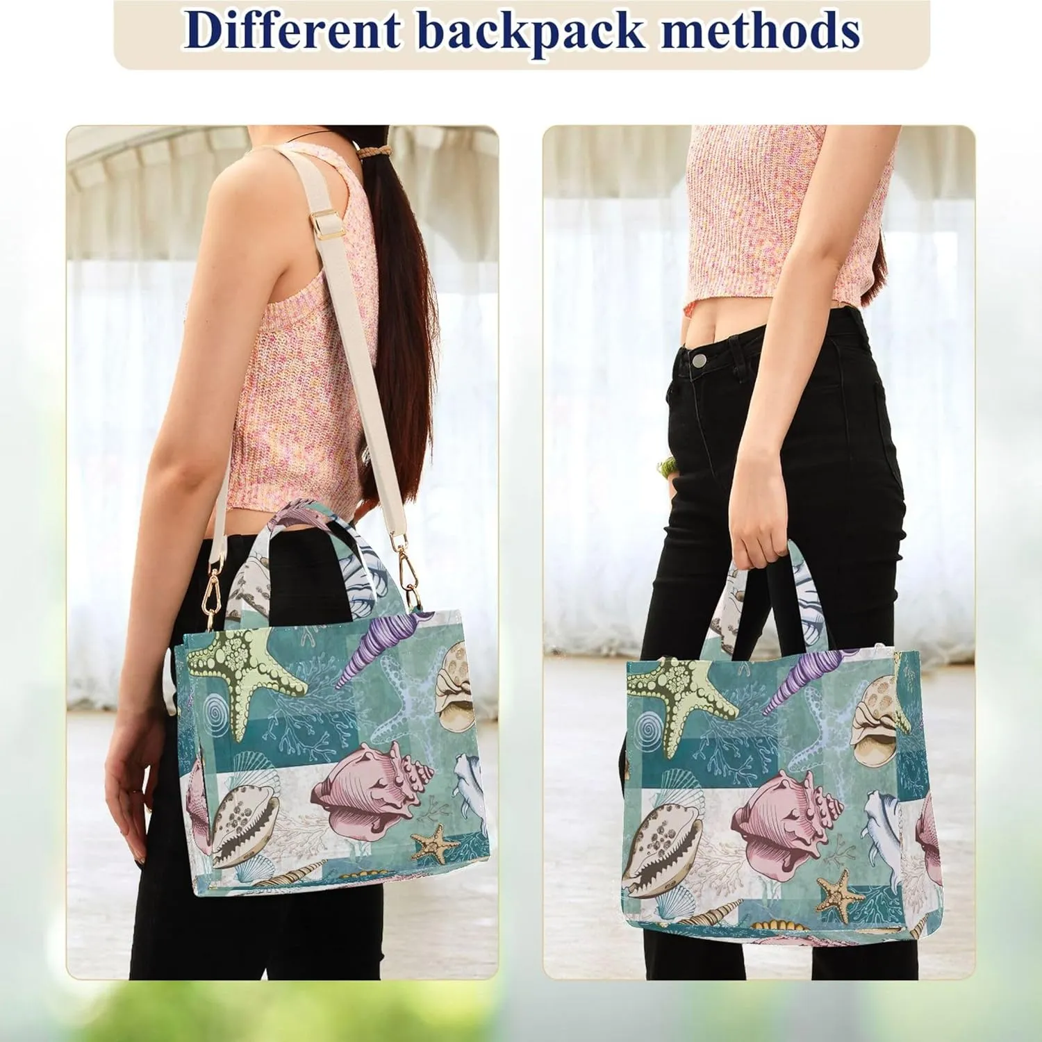 Shepherd Dog Cute Shoulder Tote Women Beach Travel Tote Aesthetic Purses Tote Bag with Pockets