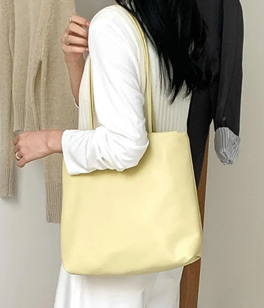 Shoulder Bag for Women Soft Leather Handbags Bucket Tote Bags Casual Work Purse Top Handle Ladies Satchel Bag Everyday