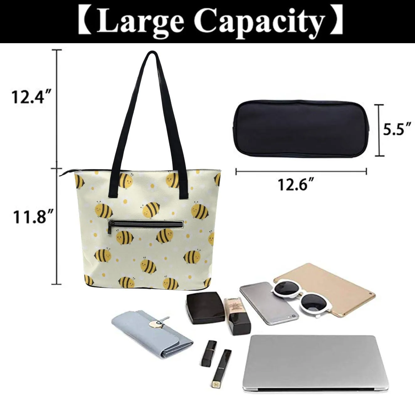 Shoulder Bag Handbags for Women Top Handle Satchel PU Leather Tote Bag for Ladies Purse Shoulder Bags
