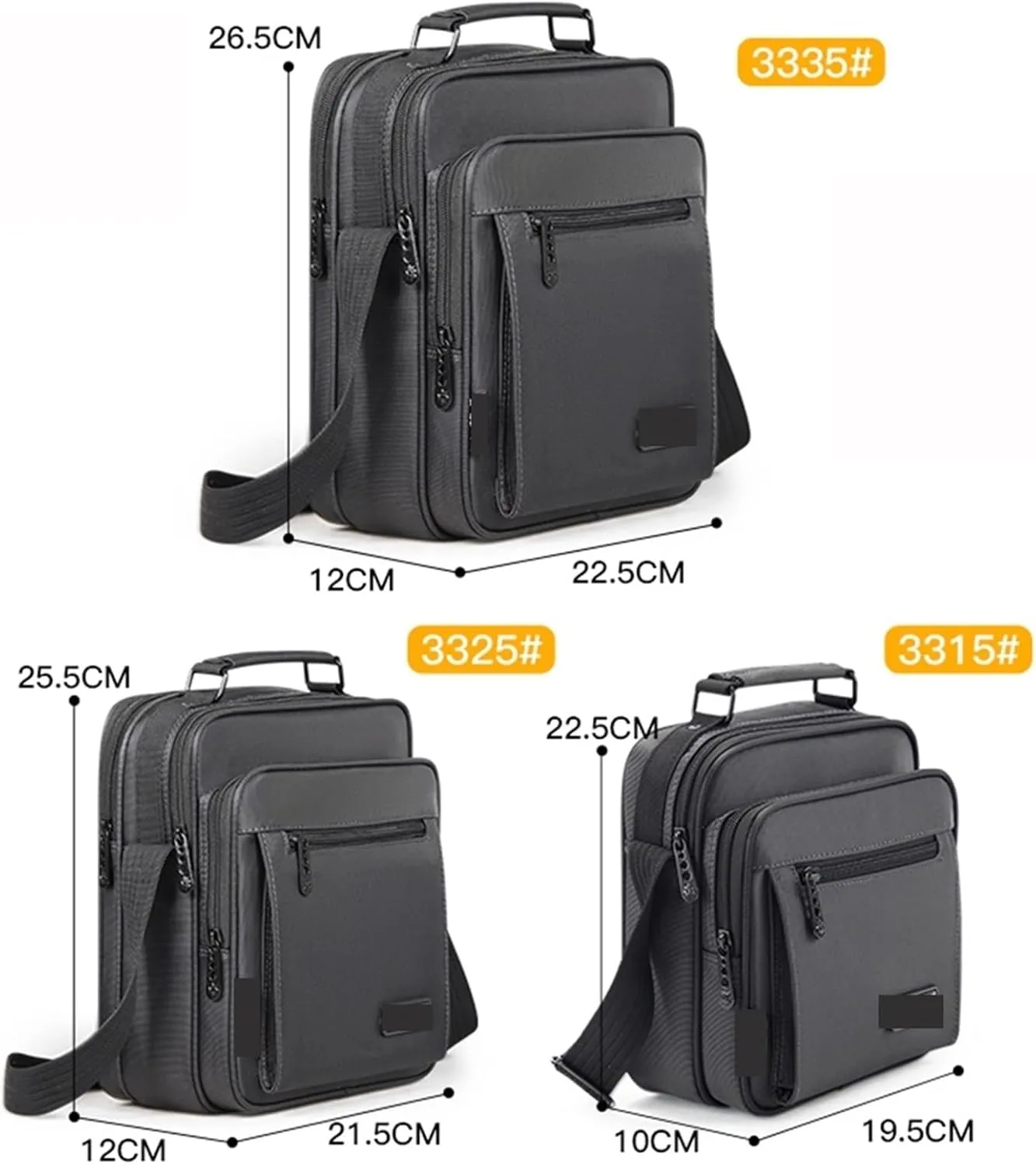 Shoulder bag men Handbags Messenger Small Business Briefcase Large Capacity Multifunction fashion casual waterproof