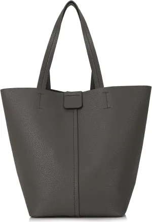 Shoulder Bag Women's 2 Piece Bucket Bag Set Soft Leather Tote & Crossbody Purse with Slouchy Hobo