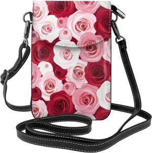 Small Crossbody Bag For Women,Leather Phone Purse Women'S Shoulder Handbags Wallet Purse -Spider On The Web