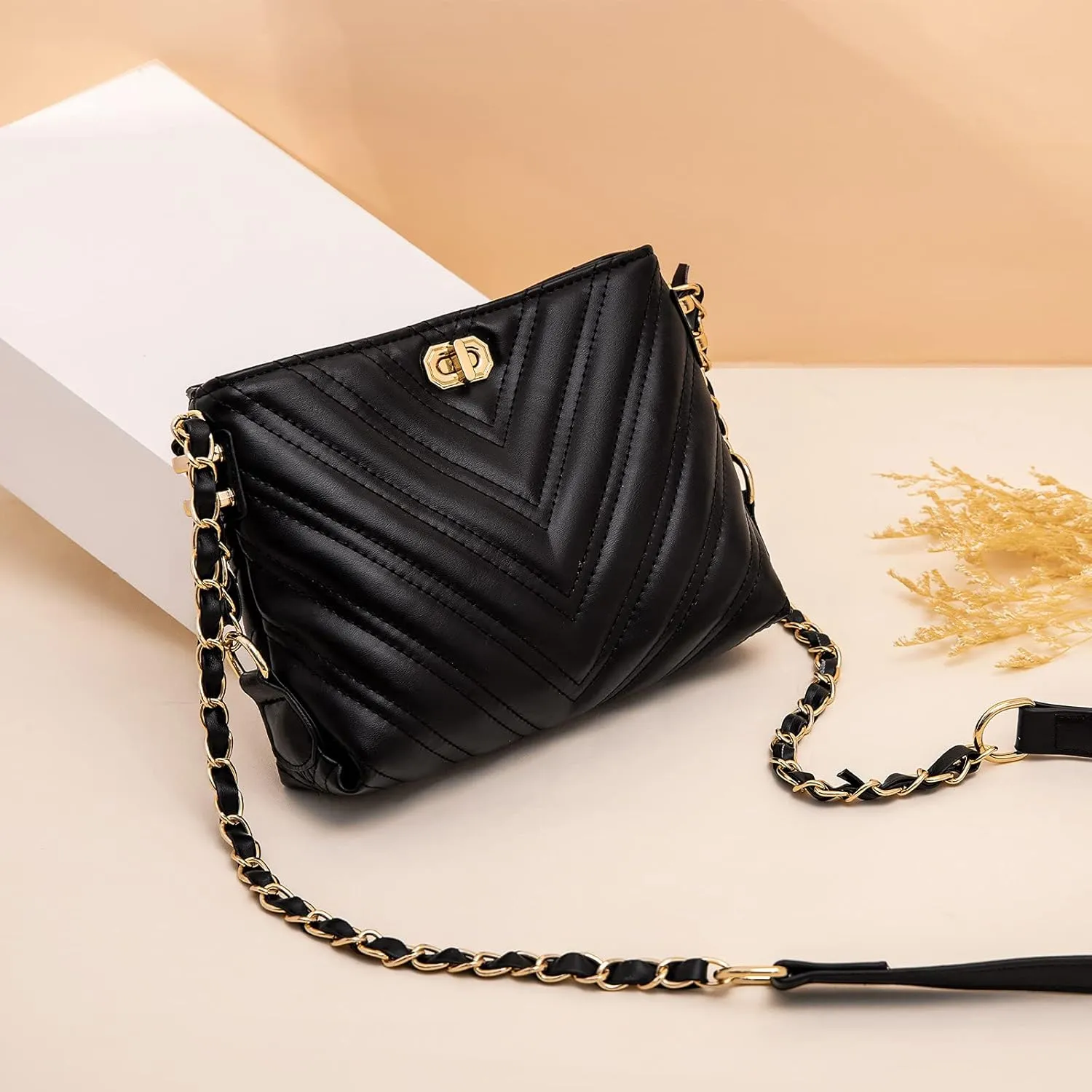 Small Crossbody Bags for Women Purses Fashion Leather Lightweight Handbags Shoulder Bag