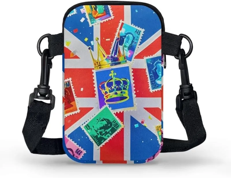 Small Crossbody Bags for Women, Rustic Floral Fruits Print Mini Cell Phone Purses with Crossbody Strap Shoulder Bag