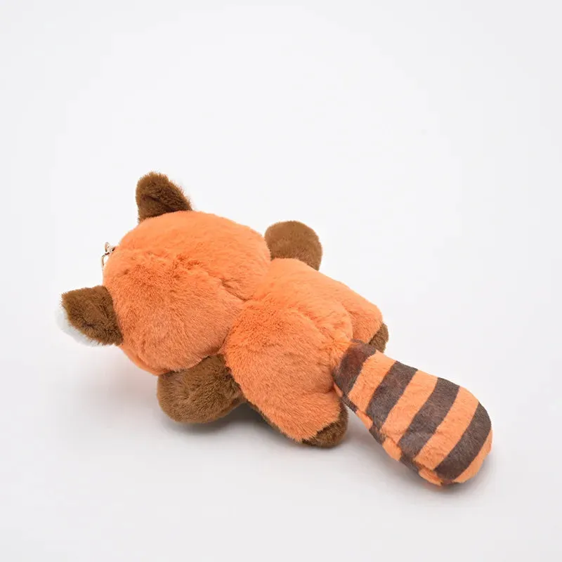 Small Red Panda Plush Keychain