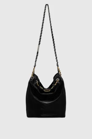 Soft Bucket Bag In Black