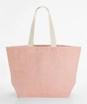 SOFT WASHED JUTE BEACH BAG WM466-SAFFRON