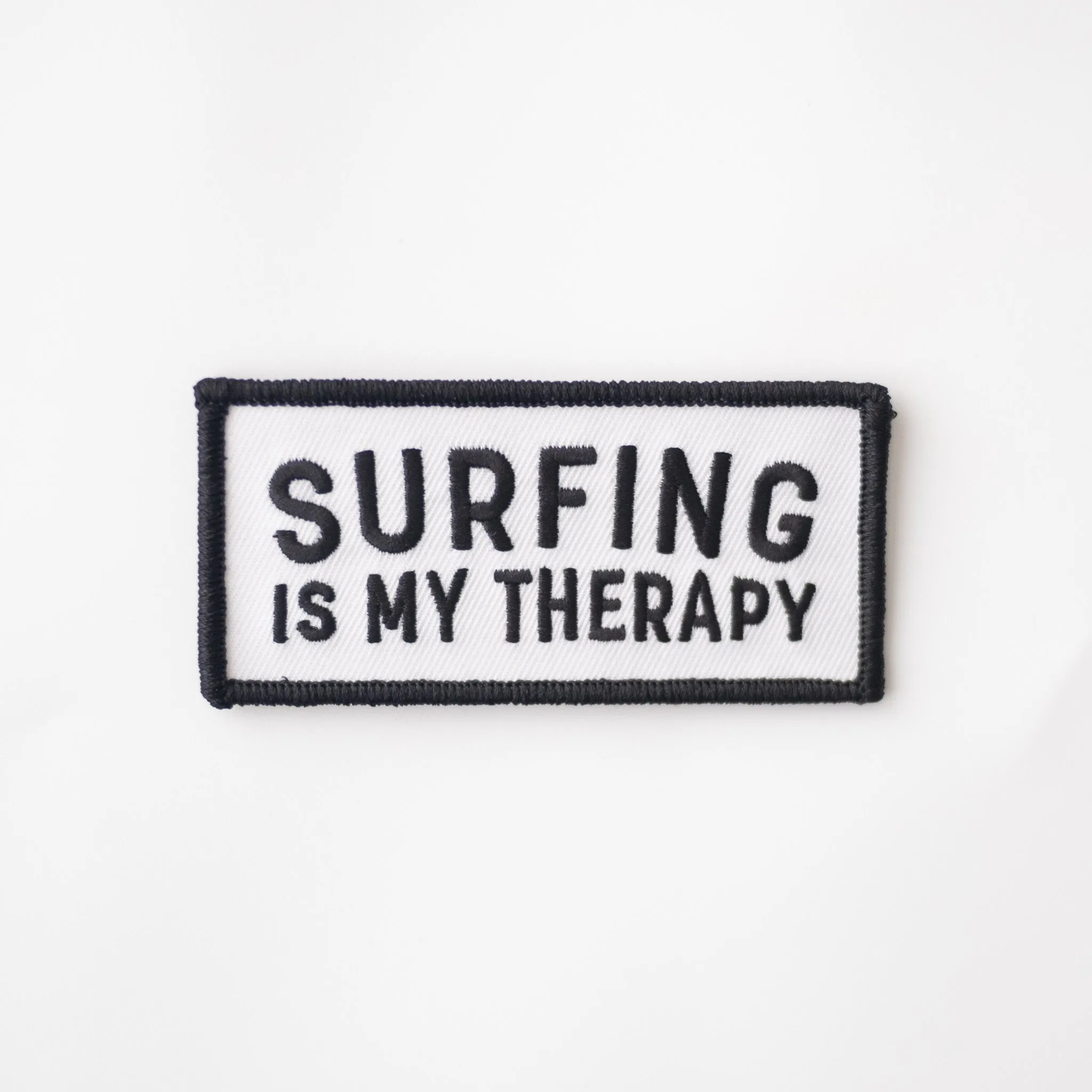 Surfing Is My Therapy - Iron On Patch