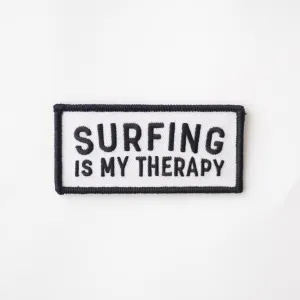 Surfing Is My Therapy - Iron On Patch