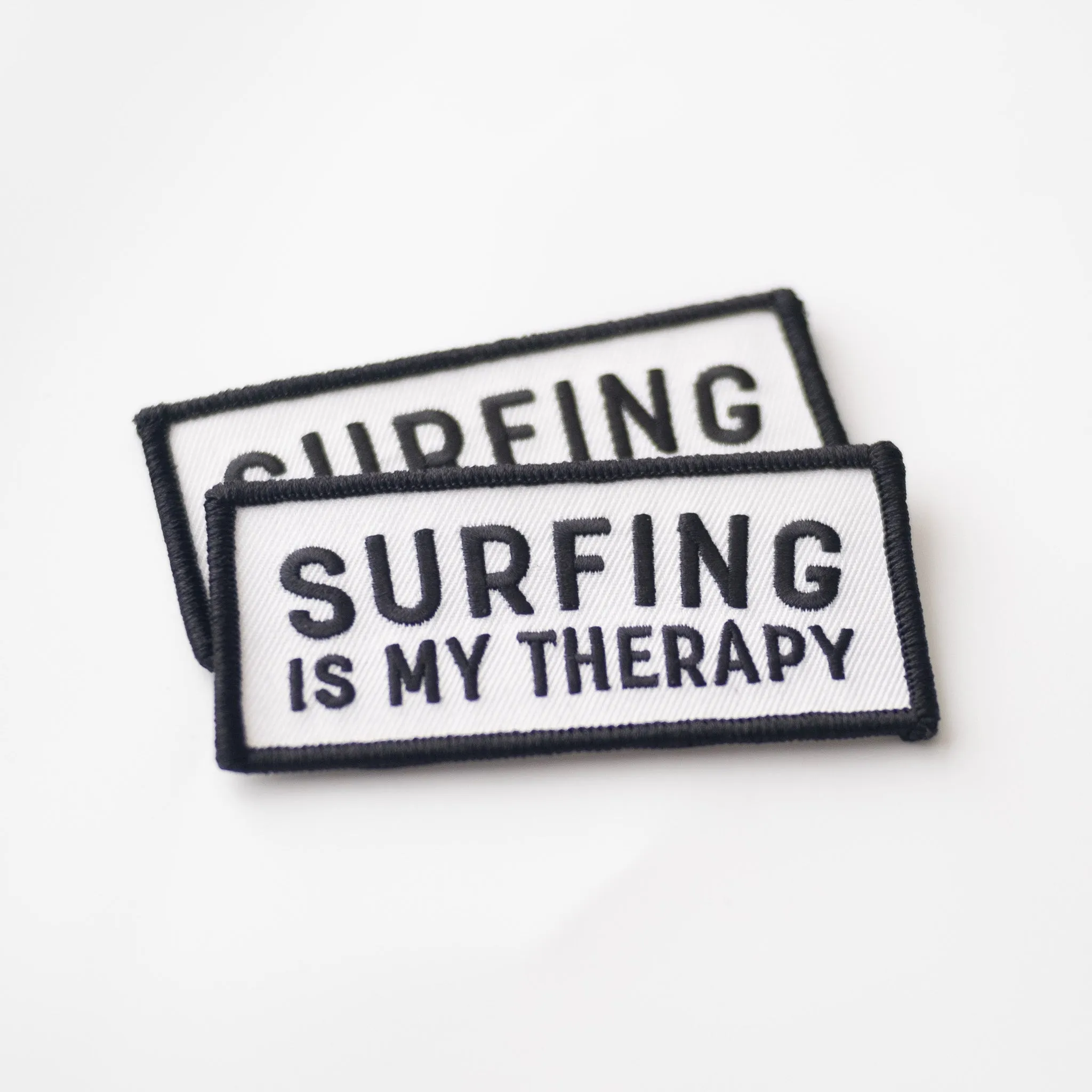 Surfing Is My Therapy - Iron On Patch