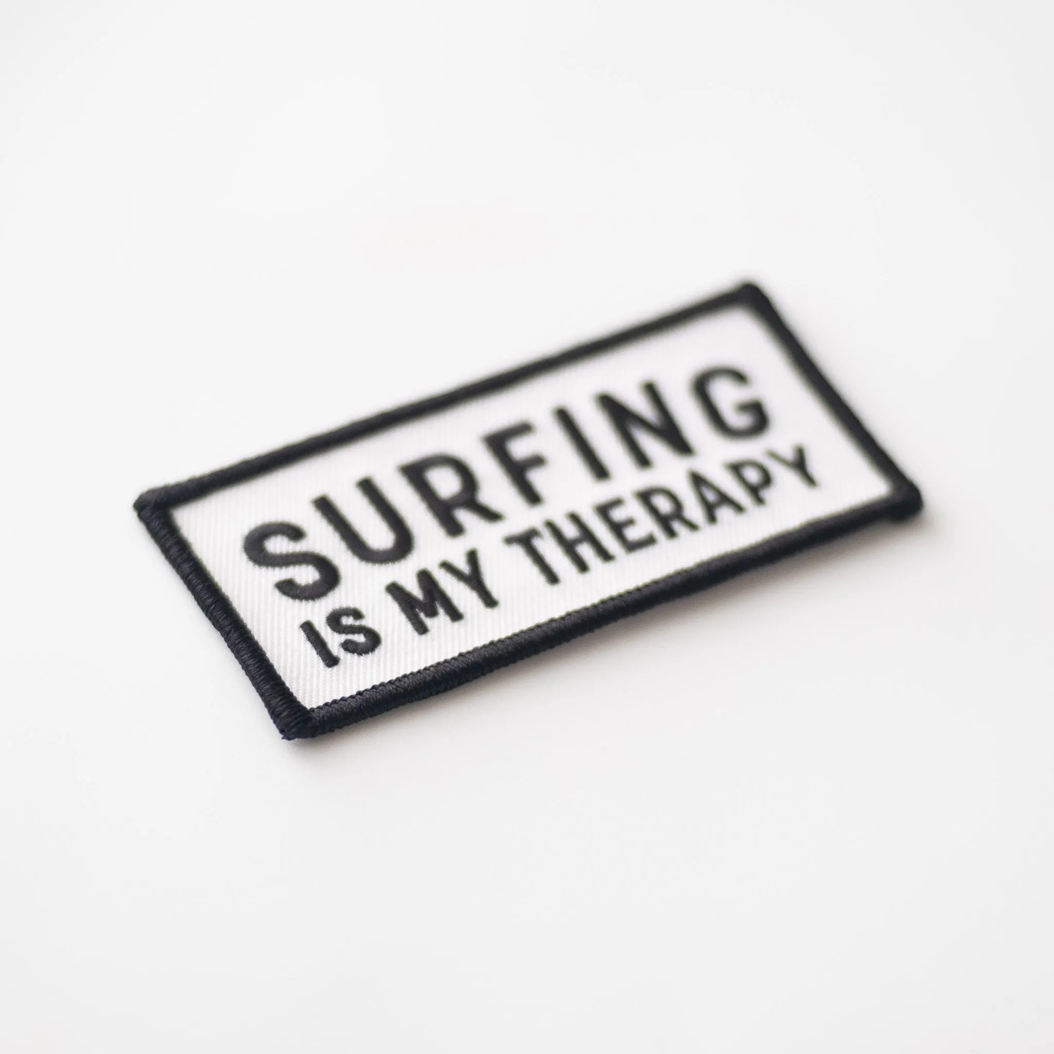 Surfing Is My Therapy - Iron On Patch