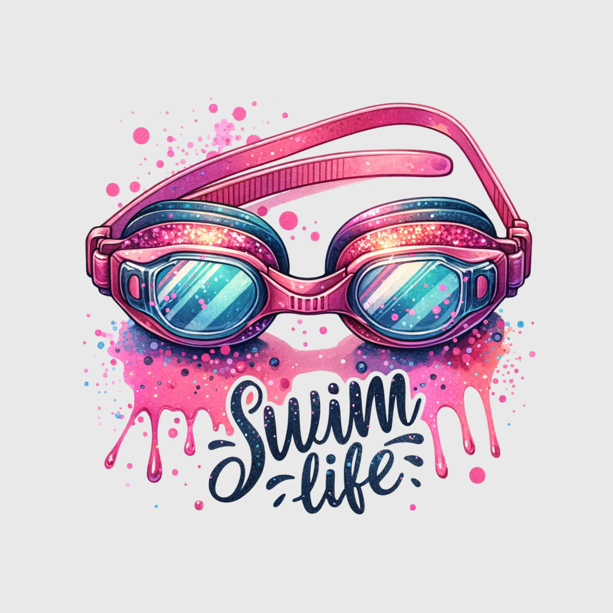 Swim Life Goggles Transfer