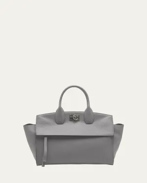 The Studio Soft Large Leather Top-Handle Bag