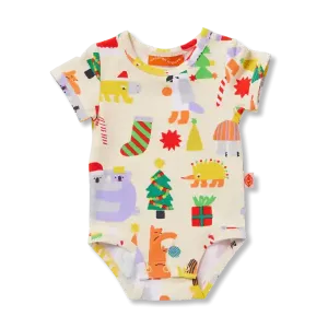 Tinsel Tails Short Sleeve Bodysuit