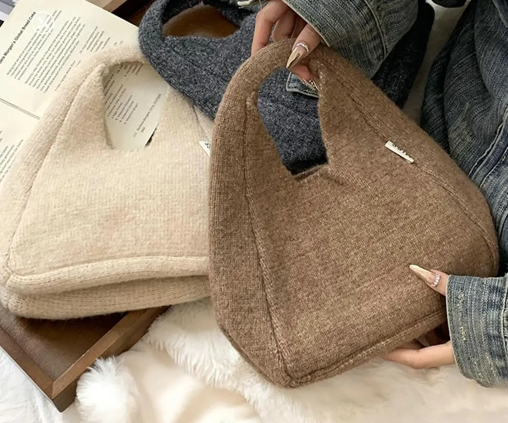 Tote Bag for Women Small Shoulder Purse Handbag Retro Classic Clutch Hobo Tote Bag Winter Fall