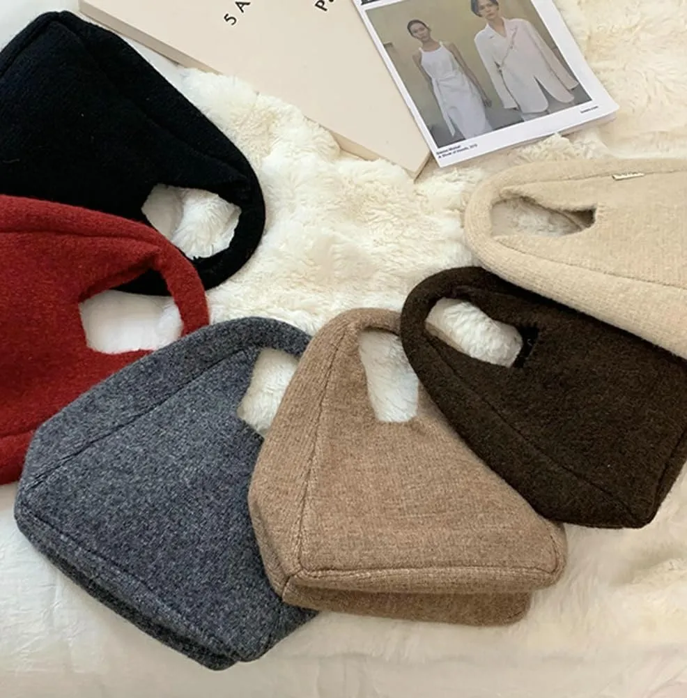 Tote Bag for Women Small Shoulder Purse Handbag Retro Classic Clutch Hobo Tote Bag Winter Fall