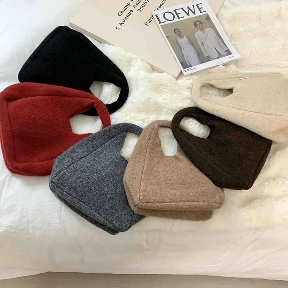 Tote Bag for Women Small Shoulder Purse Handbag Retro Classic Clutch Hobo Tote Bag Winter Fall