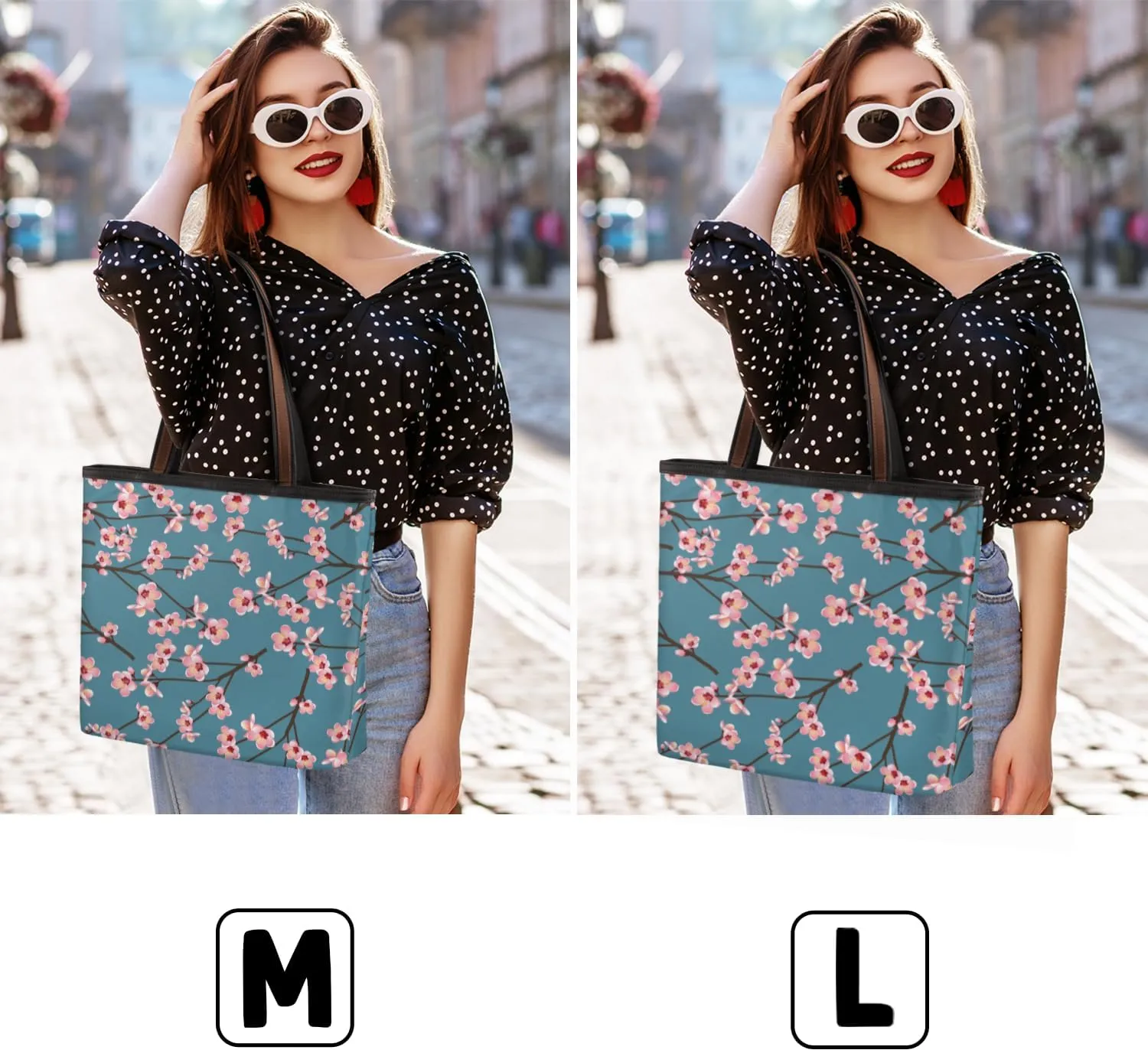 Tote Bag for Women with Zipper Large Capacity Top Handle Casual Shoulder Bag Handbag Reusable Shopping