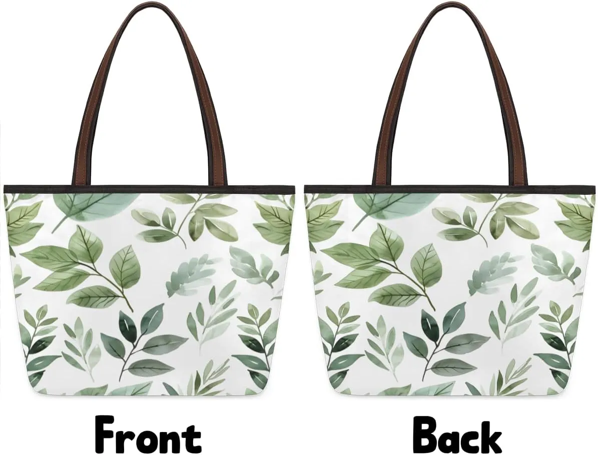 Tote Bag for Women with Zipper Large Capacity Top Handle Casual Shoulder Bag Handbag Reusable Shopping