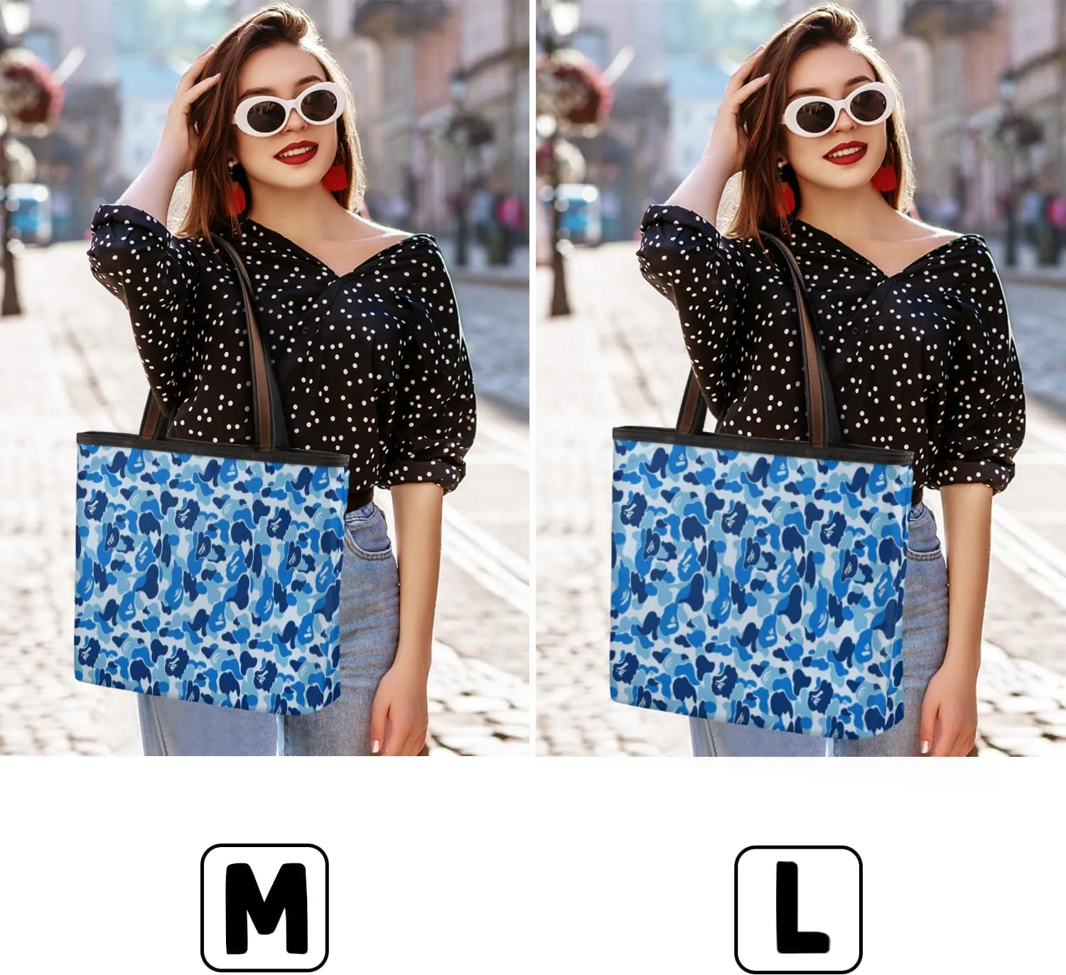 Tote Bag for Women with Zipper Large Capacity Top Handle Casual Shoulder Bag Handbag Reusable Shopping