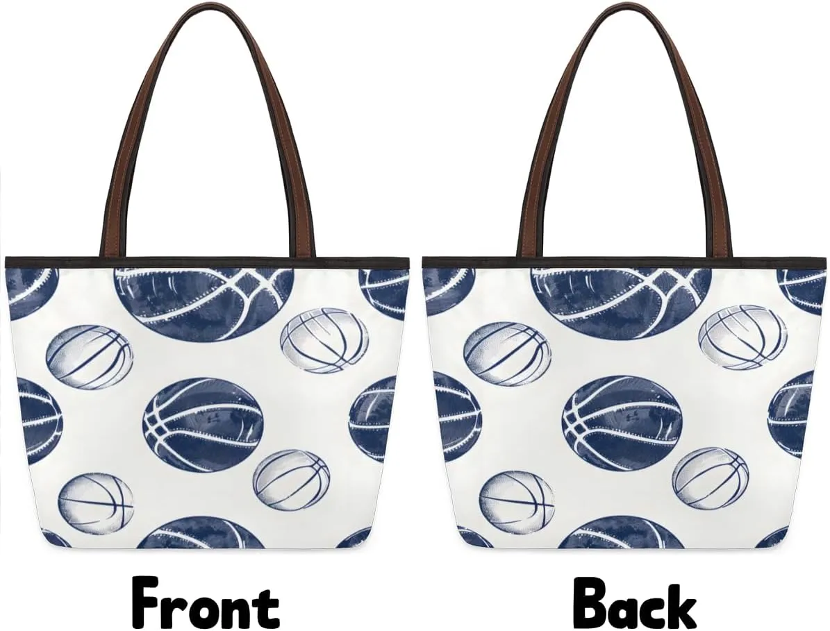 Tote Bag for Women with Zipper Large Capacity Top Handle Casual Shoulder Bag Handbag Reusable Shopping