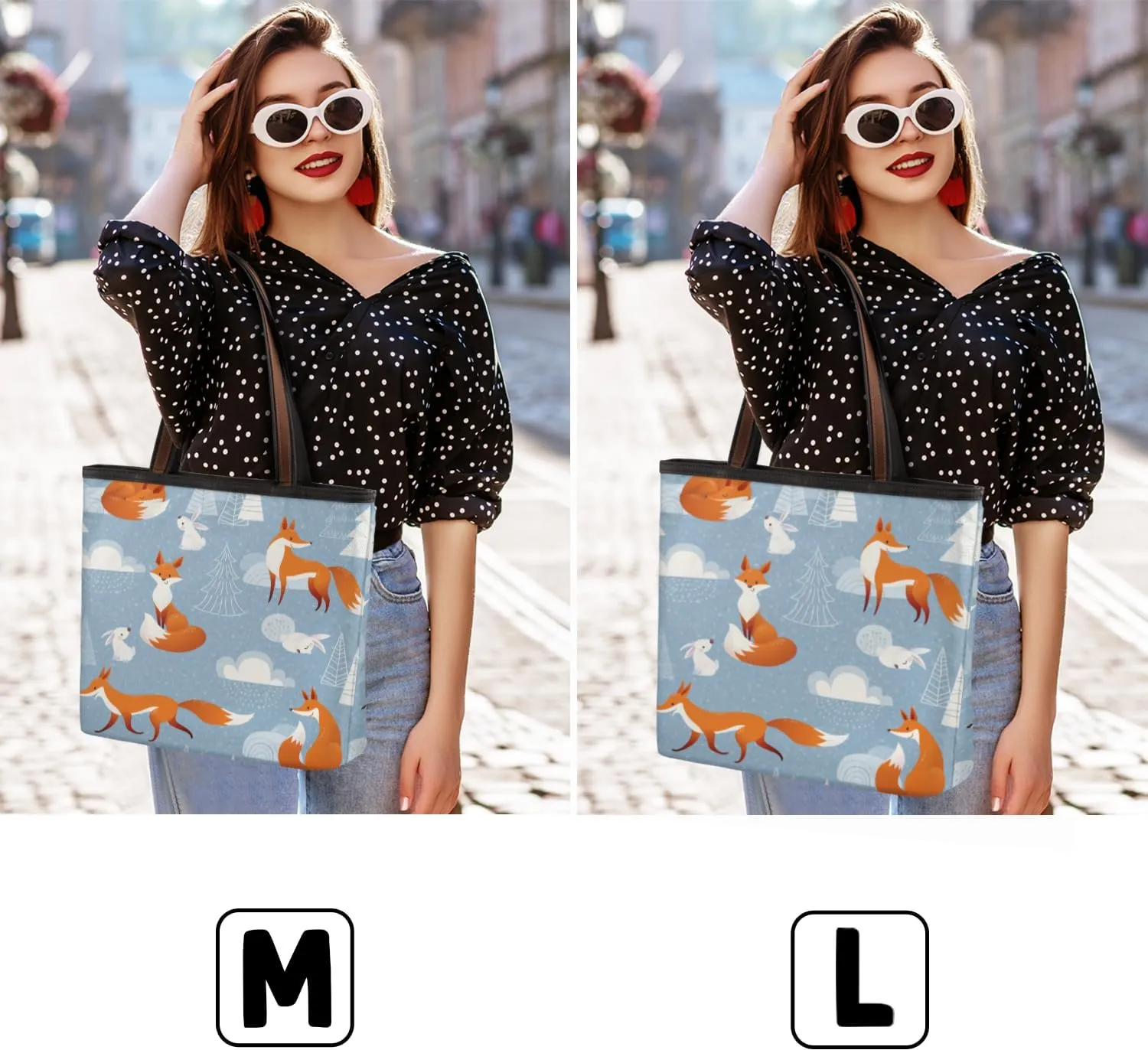 Tote Bag for Women with Zipper Large Capacity Top Handle Casual Shoulder Bag Handbag Reusable Shopping