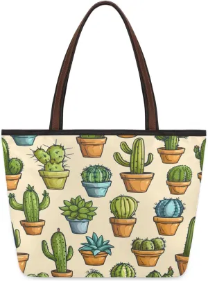 Tote Bag for Women with Zipper Large Capacity Top Handle Casual Shoulder Bag Handbag Reusable Shopping