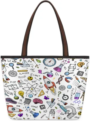 Tote Bag for Women with Zipper Large Capacity Top Handle Casual Shoulder Bag Handbag Reusable Shopping