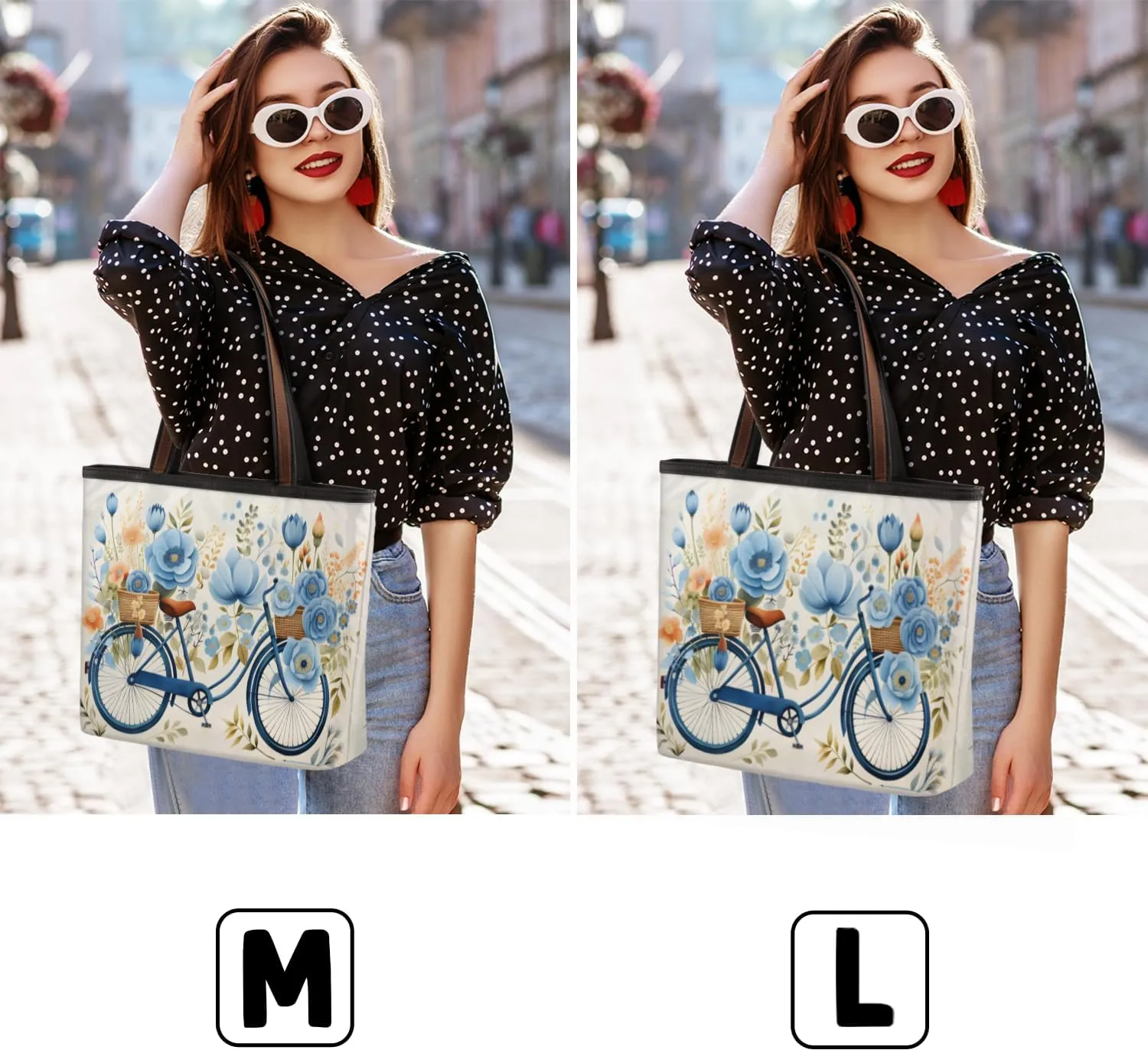 Tote Bag for Women with Zipper Large Capacity Top Handle Casual Shoulder Bag Handbag Reusable Shopping