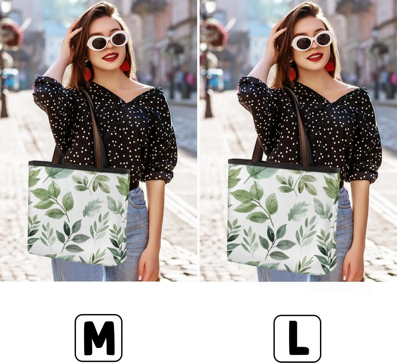 Tote Bag for Women with Zipper Large Capacity Top Handle Casual Shoulder Bag Handbag Reusable Shopping
