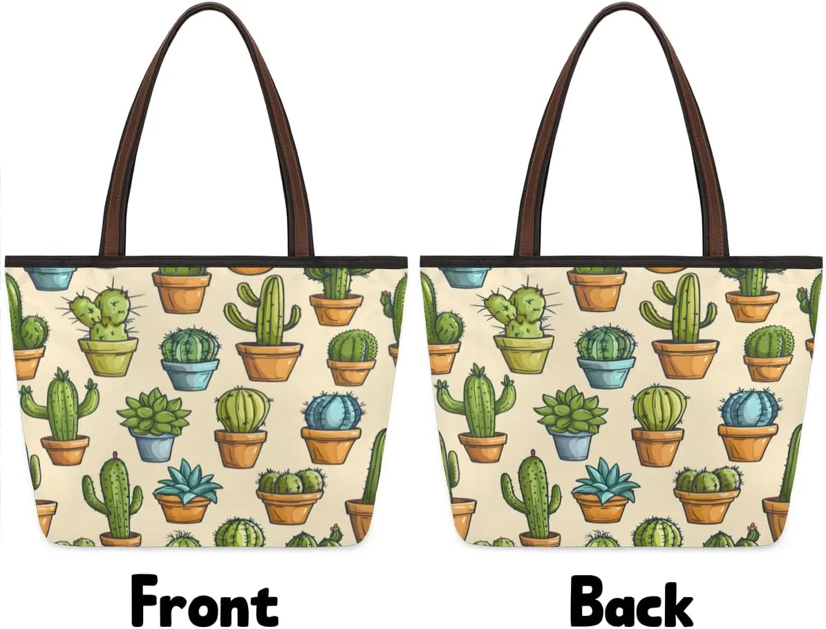 Tote Bag for Women with Zipper Large Capacity Top Handle Casual Shoulder Bag Handbag Reusable Shopping