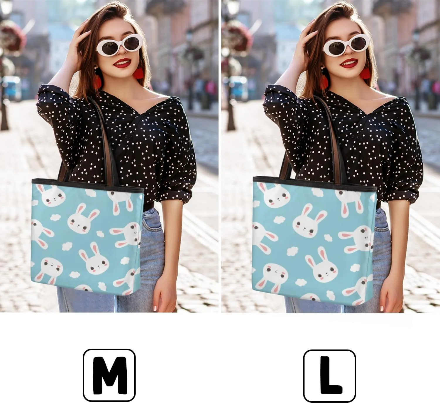 Tote Bag for Women with Zipper Large Capacity Top Handle Casual Shoulder Bag Handbag Reusable Shopping
