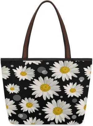 Tote Bag for Women with Zipper Large Capacity Top Handle Casual Shoulder Bag Handbag Reusable Shopping