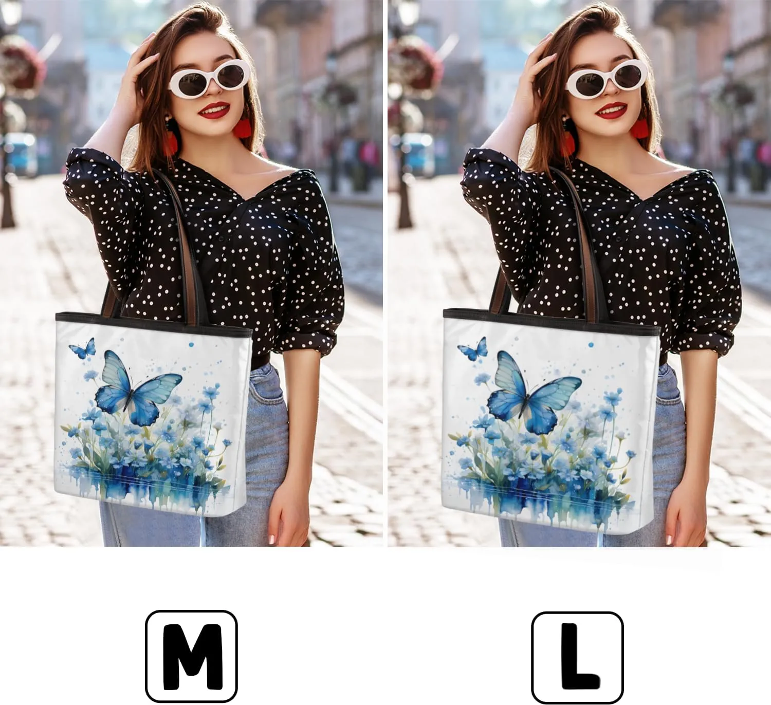 Tote Bag for Women with Zipper Large Capacity Top Handle Casual Shoulder Bag Handbag Reusable Shopping