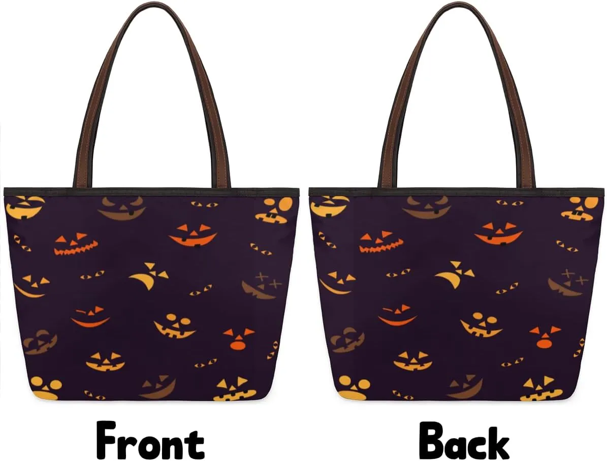 Tote Bag for Women with Zipper Large Capacity Top Handle Casual Shoulder Bag Handbag Reusable Shopping
