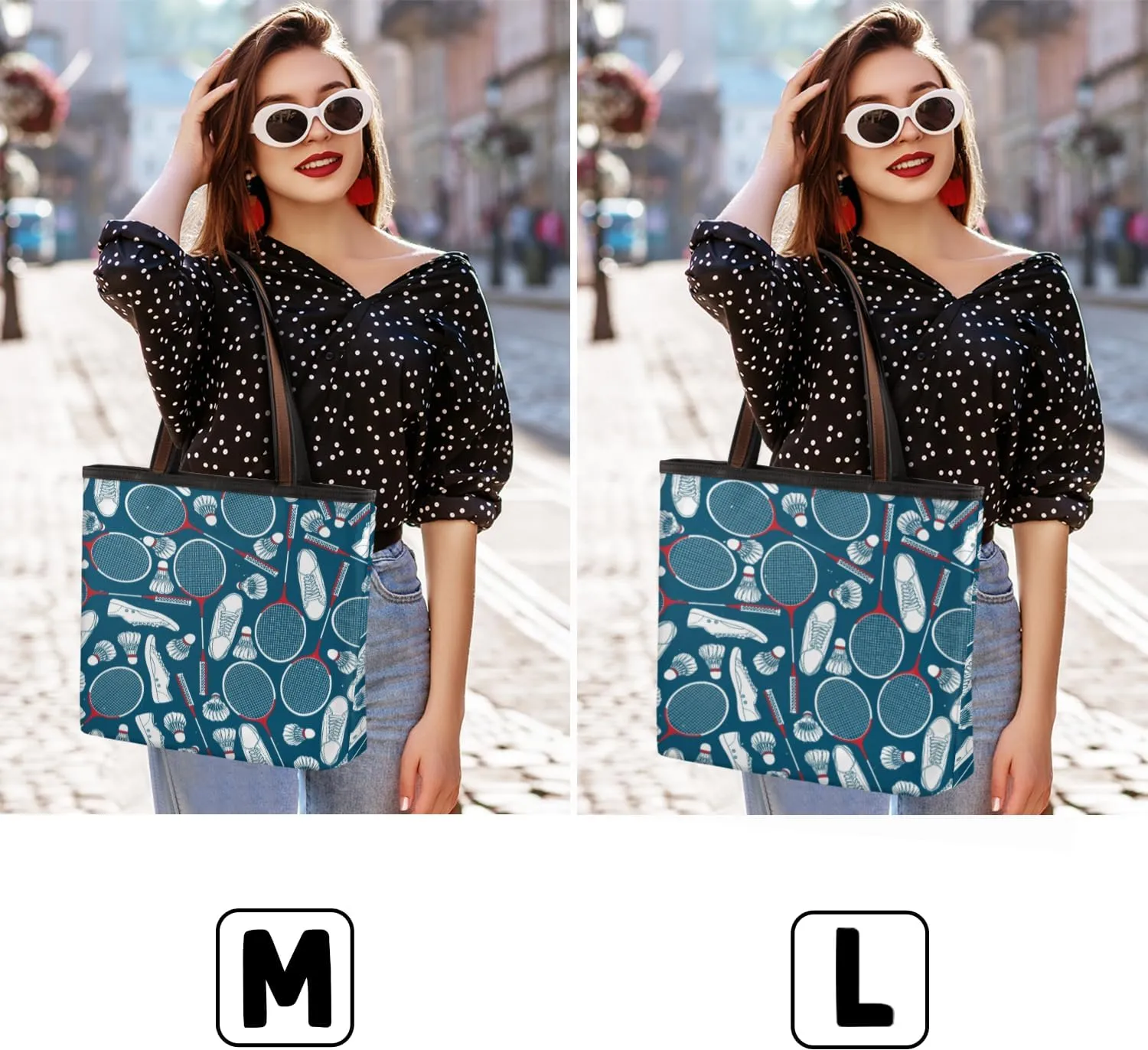 Tote Bag for Women with Zipper Large Capacity Top Handle Casual Shoulder Bag Handbag Reusable Shopping