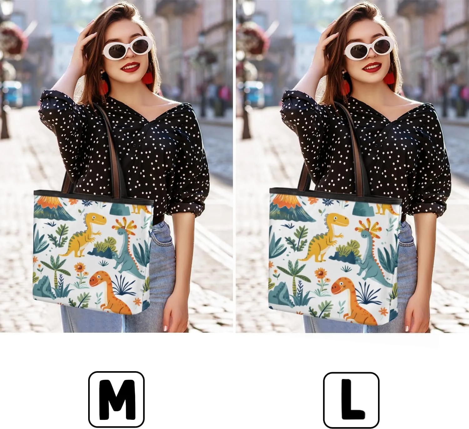Tote Bag for Women with Zipper Large Capacity Top Handle Casual Shoulder Bag Handbag Reusable Shopping