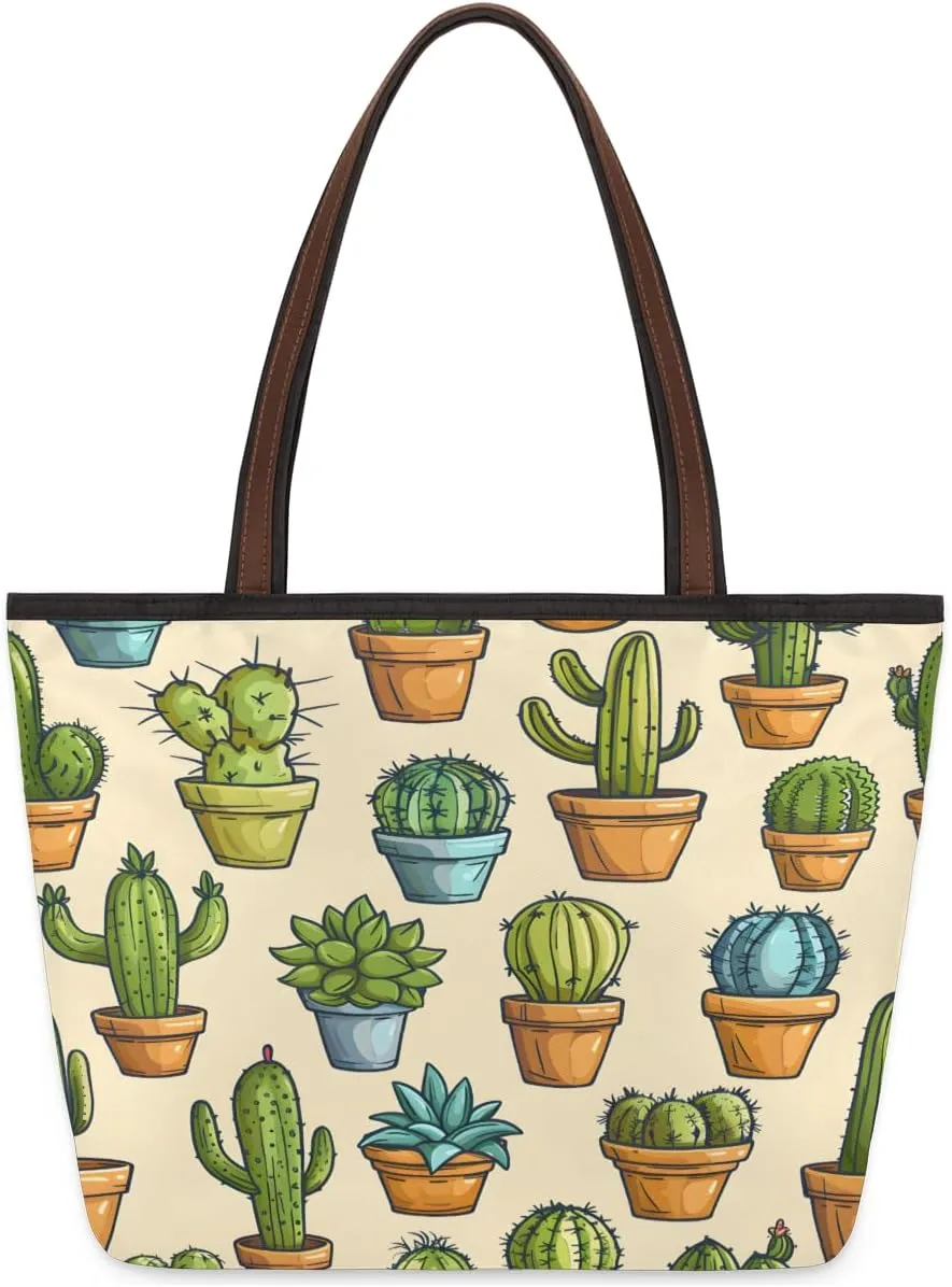 Tote Bag for Women with Zipper Large Capacity Top Handle Casual Shoulder Bag Handbag Reusable Shopping