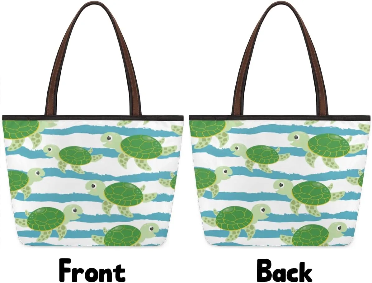 Tote Bag for Women with Zipper Large Capacity Top Handle Casual Shoulder Bag Handbag Reusable Shopping