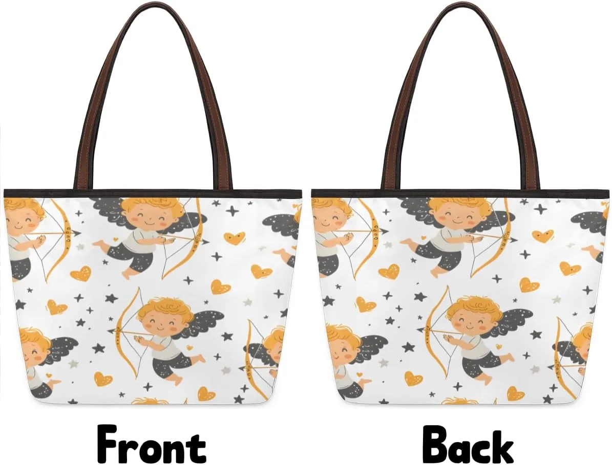 Tote Bag for Women with Zipper Large Capacity Top Handle Casual Shoulder Bag Handbag Reusable Shopping