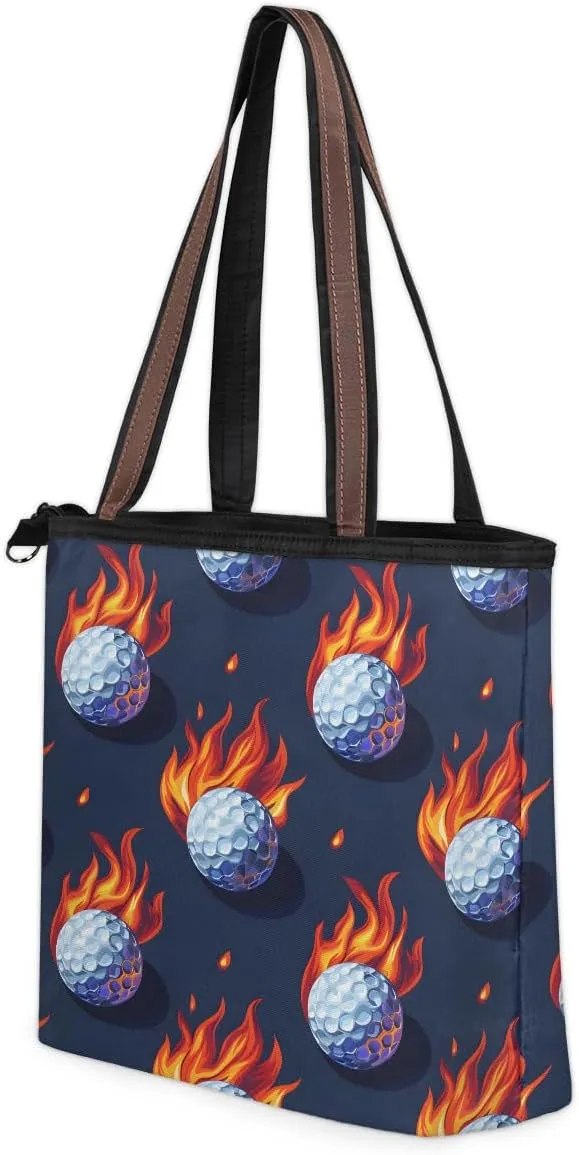 Tote Bag for Women with Zipper Large Capacity Top Handle Casual Shoulder Bag Handbag Reusable Shopping